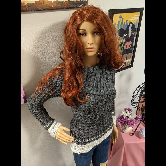 Ann Taylor Loft Cozy Fitted Knit Sweater w/ Foldable Turtle Neck Size XS P - Picture 5 of 8